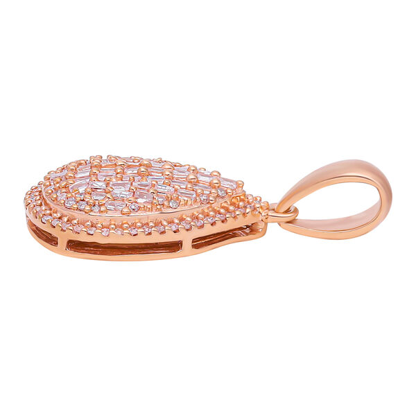 Nat&uuml;rlicher, rosa Diamant-Anh&auml;nger - 0,30 ct. image number 4