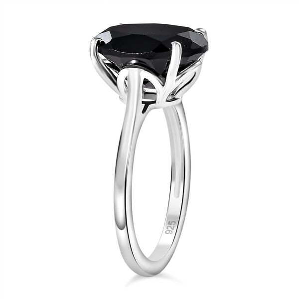 Schwarzer Spinell Ring - 5,92 ct. image number 5