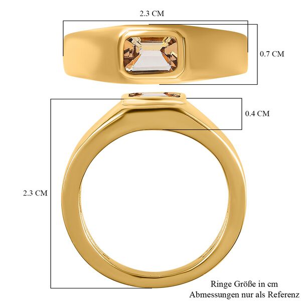 Nat&uuml;rlicher, goldener Tansanit-Ring - 0,51 ct. image number 7