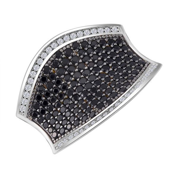 Schwarzer Spinell und Zirkon-Anh&auml;nger - 3,08 ct. image number 4