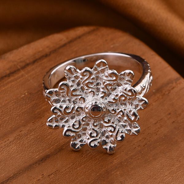 Royal Bali Kollektion- Ring im G&auml;nsebl&uuml;mchen-Design image number 1