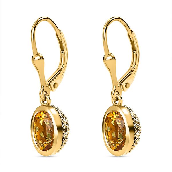 AA Premium brasilianische Heliodor-Ohrringe - 2,18 ct. image number 4