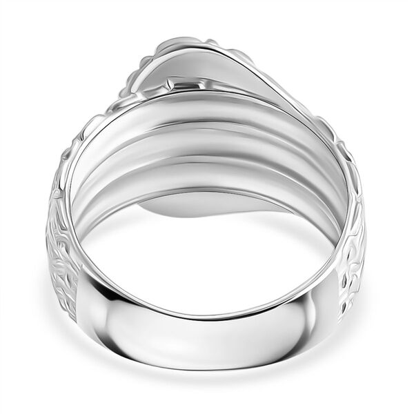 Royal Bali - D Joy 925 Silber Borobudur Schnalle Ring (Gr&ouml;&szlig;e 19.00) ca. 6,34g image number 4