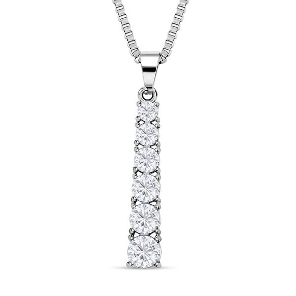 Wei&szlig;es kubisches Zirkonia-Schmuckset image number 2