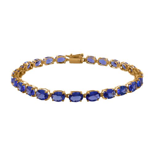 AAA Tansanit Armband in 585 Gold image number 0