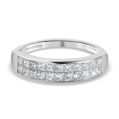 RHAPSODY - Diamant-Ring, IGI zertifiziert VS E-F, 950 Platin  ca. 1,00 ct