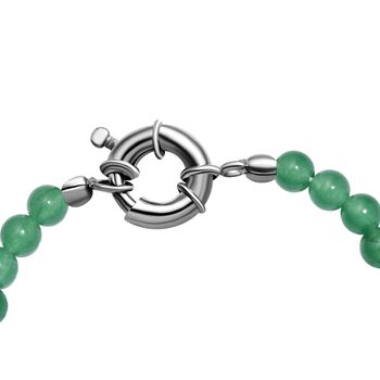 Gr&uuml;nes Quarz-Armband, 19 cm - 50 ct.