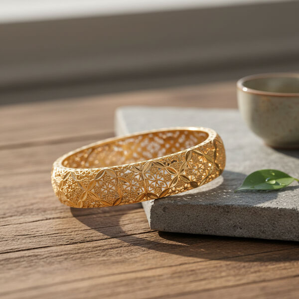 Nickelfreies Messing Armreif ca. 19 cm ca. 33,20g image number 1