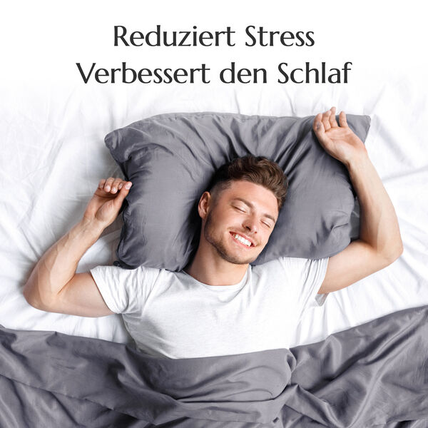 2-teiliges Bettbezug-Set aus 100% Bambus, Grau image number 6