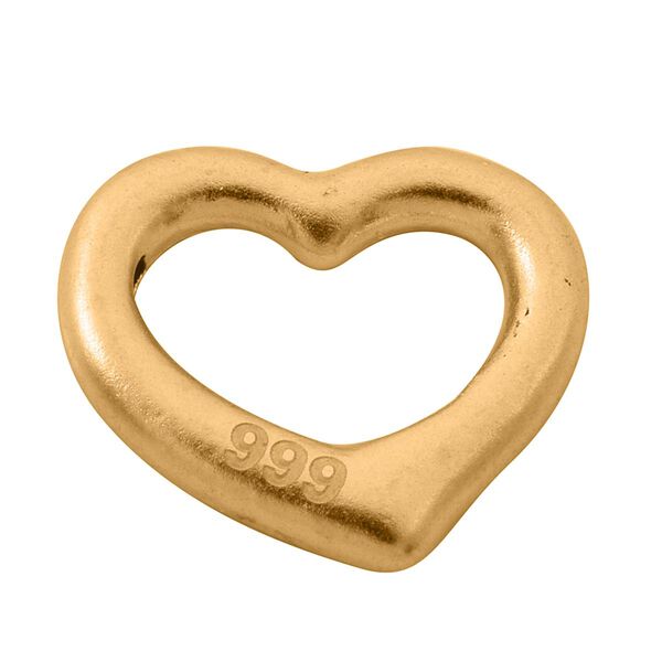 Anh&auml;nger im Herz-Design, 999 Gold image number 5