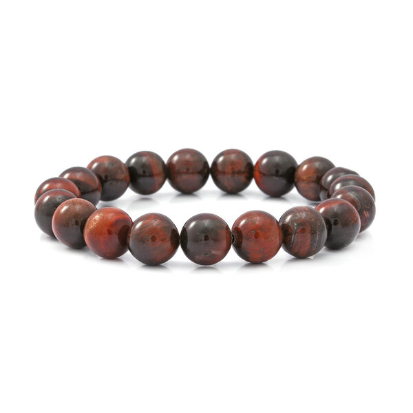 2er-Set rotes & gelbes Tigerauge-Armband, 19 cm lang, 925 Silber ca. 297,50 ct image number 4