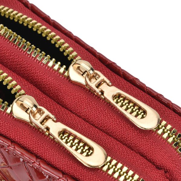 Passage - RFID Crossbody-Tasche, Burgunderrot image number 6