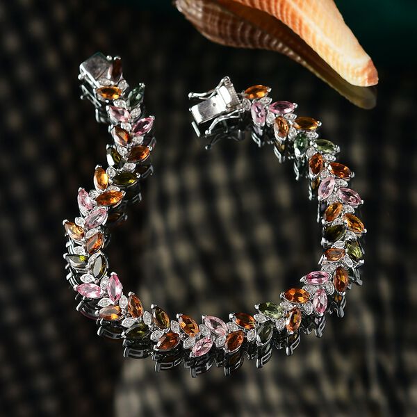Multi-Turmalin und Zirkon Armband image number 2