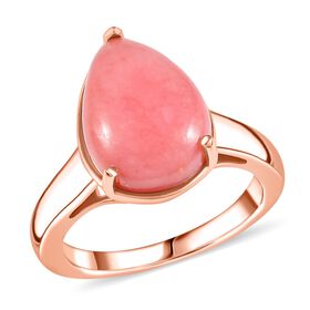 D’joy AA Vinicunca-Peruanischer Opal Ring 925 Silber 750 rosévergoldet (Größe 17.00) ca. 3,96 ct