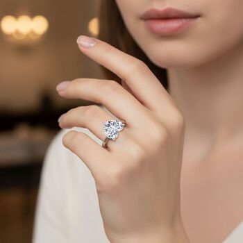 LUXURIANT DIAMOND - Lab Grown Diamant VS-EF IGI zertifiziert Ring 950 Platin (Gr&ouml;&szlig;e 18.00) ca. 7.50 ct