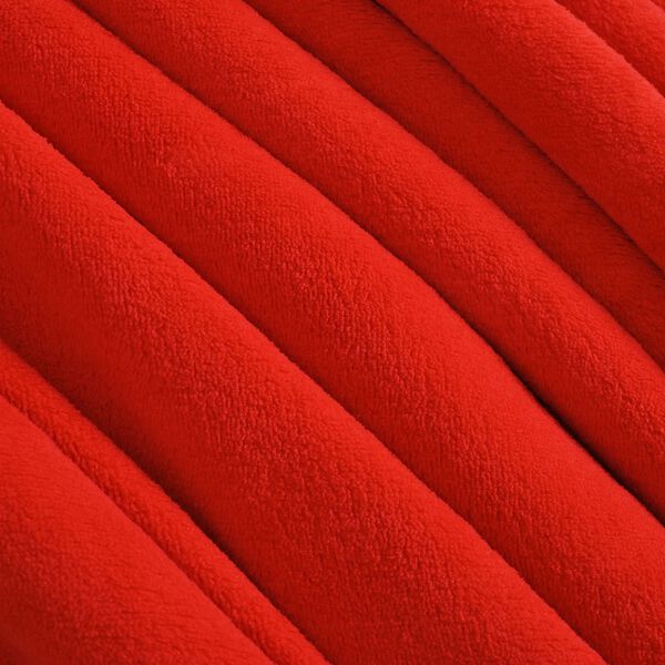 Flauschiger Flanell Hoodie mit großer Tasche, rot image number 8