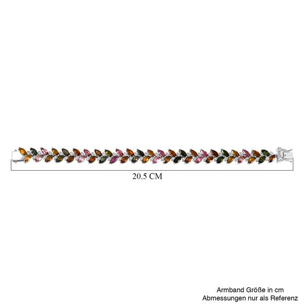 Multi-Turmalin und Zirkon Armband image number 5