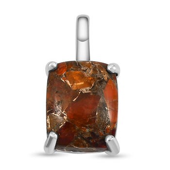 Feueropal Matrix-Anh&auml;nger, 925 Silber ca. 2,66 ct