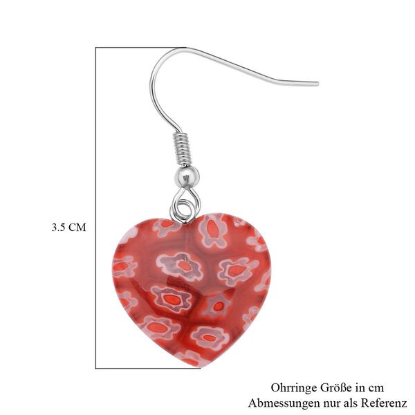 Murano Glas Schmuckset Edelstahl image number 2