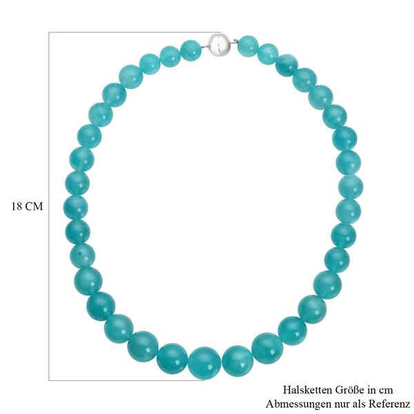 AAAA Amazonit Halskette, 50 cm - 475 ct. image number 6