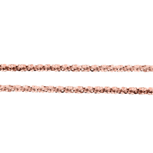 925 Silber ros&eacute;vergoldetKette ca. 60 cm ca. 3,70g image number 2