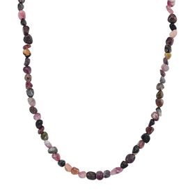 Multi-Turmalin Halskette, 45+5cm - 135,50 ct.
