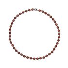 Goldene Sandstein Halskette, ca. 50 cm, Edelstahl ca. 162,50 ct