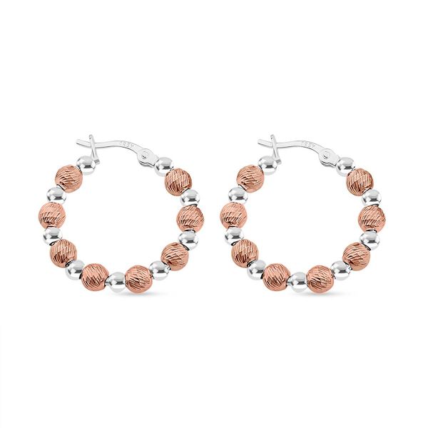 925 Silber rosévergoldet Ohrringe, ca. 3,00g image number 3