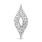 Weißer Diamant Anhänger, 925 Silber platiniert, ca. 1.00 ct image number 0