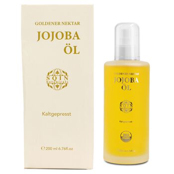 SQIN Botanicals 4er-Set Kaltgepresstes, nat&uuml;rliches Jojoba&ouml;l, 200ml