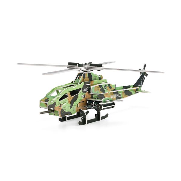DIY 3D Set Hubschrauber zum Basteln und Dekorieren, 48x38x14 cm image number 0