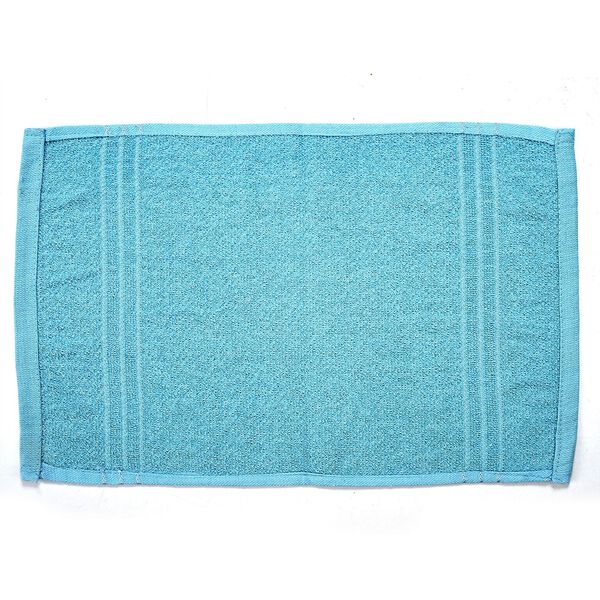 10er-Set recycelte 320gsm Baumwoll-Frottee-Küchentücher, 30x46 cm, Türkis image number 2