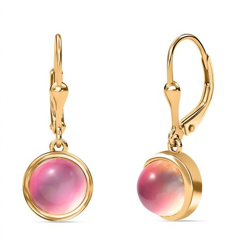 Flamingo Mondstein Ohrringe - 4,60 ct. image number 0