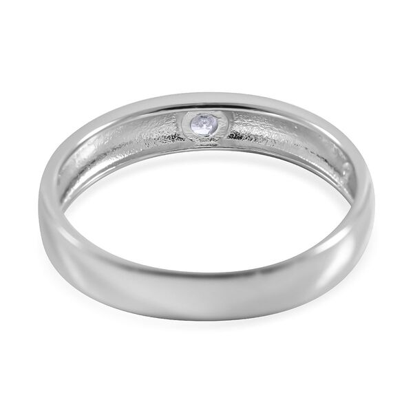 LUSTRO STELLA - Wei&szlig;er Zirkonia-Ring, 925 Silber rhodiniert - 0,30 ct. image number 4