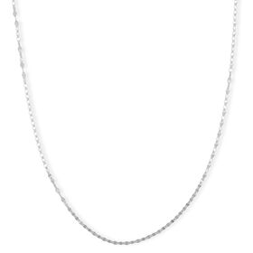 925 Silber rhodiniert Kette ca. 45 cm