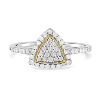Dreieck Diamant Ring - 0,50 ct.