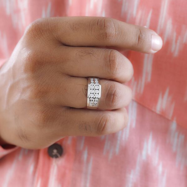 Moissanit Ring - 1,74 ct. image number 9