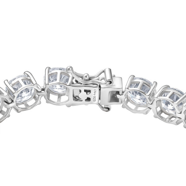 D'Joy Moissanit 19cm Armband, 925 Silber rhodiniert - 31,80 ct. image number 3