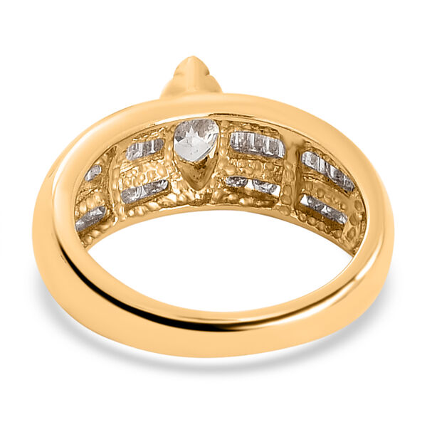 New York Kollektion- SI natürlicher, gelber und I1 GH weißer Diamant-Ring- 1,50 ct. image number 2