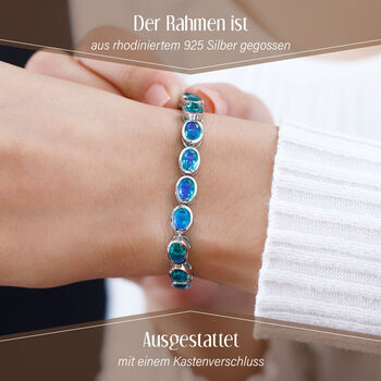 Pfau Quarz Triplett Armband