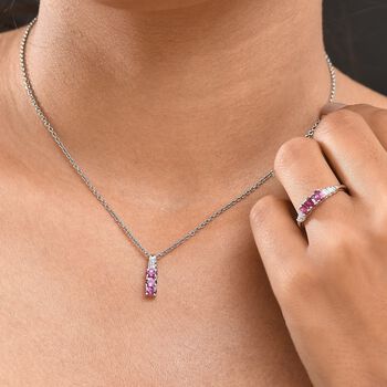 Rhodolith Granat Schmuckset - 1,44 ct.