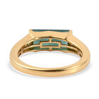 Grandidierit und Zirkon-Ring, 925 Silber Gelbgold Vermeil  ca. 1,85 ct image number 5
