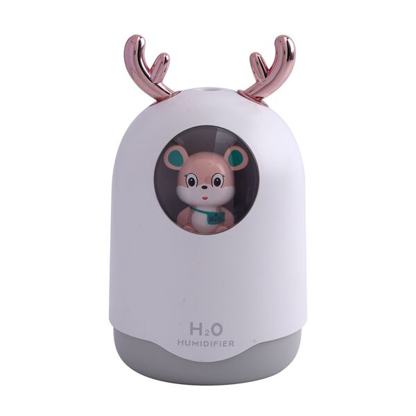 USB-Mini-B&auml;ren-Luftbefeuchter mit farbwechselndem Umgebungslicht, wei&szlig; image number 2