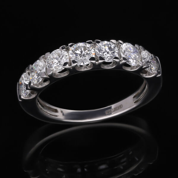 LUXORO IGI zertifizierter SI Labor Diamant Ring in 585 Weißgold - 1,50 ct. image number 8