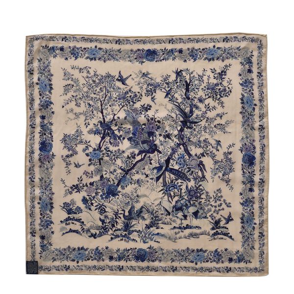 LA MAREY Foulard Quadratischer Schal, Weiß image number 6