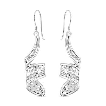 Royal Bali Kollektion - Ohrringe im Twist-Design, 925 Silber