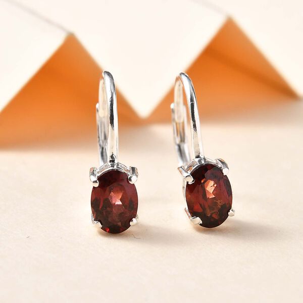 Rote Granat-Ohrh&auml;nger - 1,89 ct. image number 2