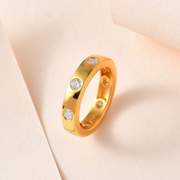 Forever in Love Moissanit Bandring in vergoldetem Silber- 0,85 ct. image number 7