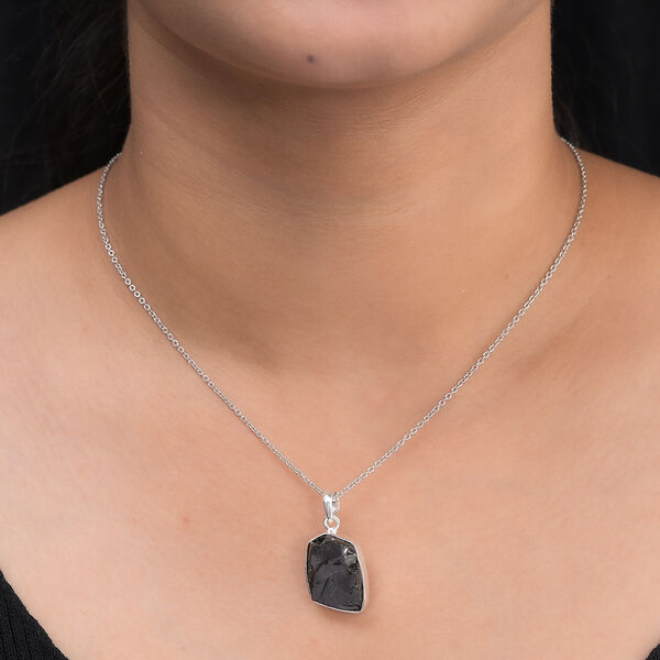 Elite Schungit-Anh&auml;nger, 925 Silber ca.11,28ct image number 3