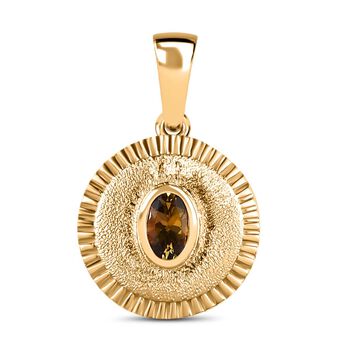 AA nat&uuml;rlicher, goldener Tansanit-Anh&auml;nger - 0,24 ct.